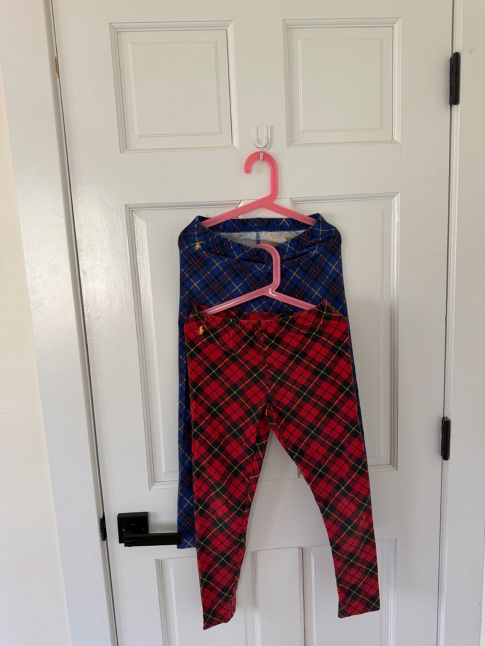 Polo Ralph Lauren Girls Plaid Legging Set - size M (8-10)